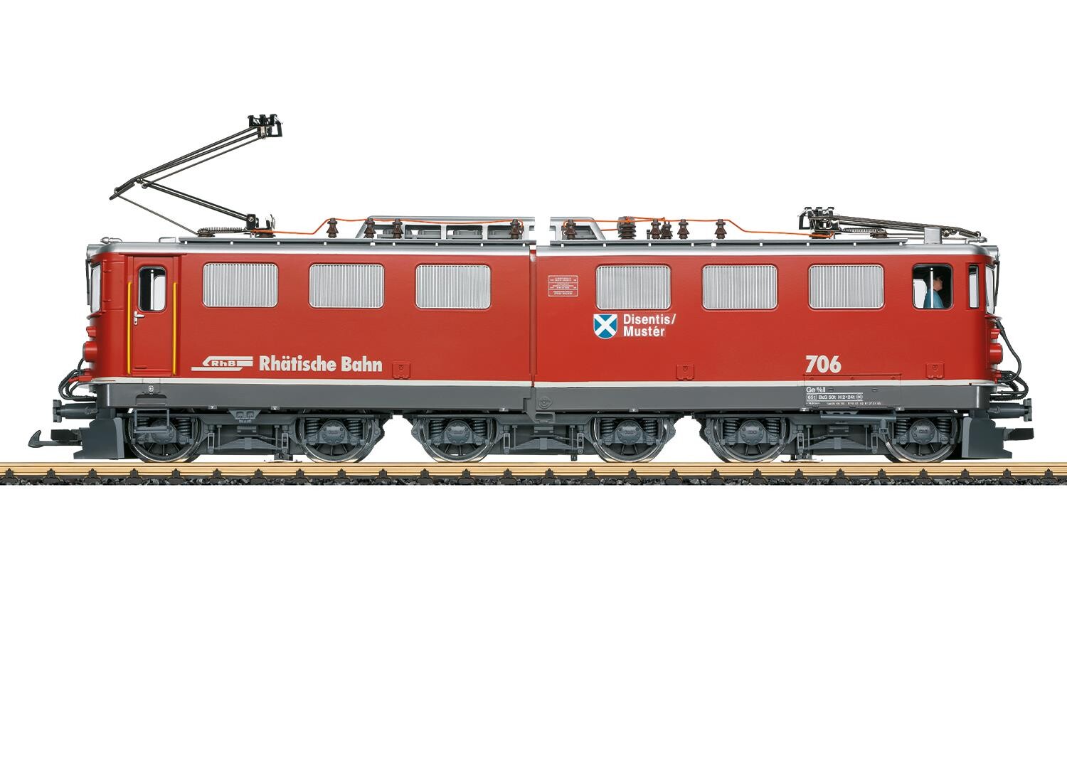 LGB 22065 E-Lok Ge 6/6 II rot Ep. IV DB Sound, 1.281,40