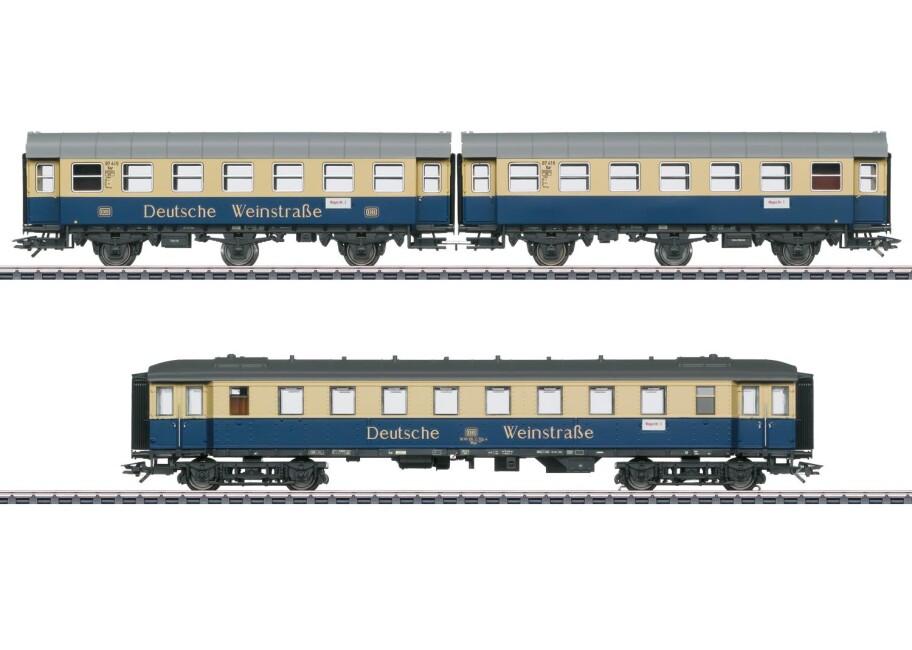 Märklin 43189  3er-Set Personenwagen Deutsche Weinstraße  Ep. IV DB