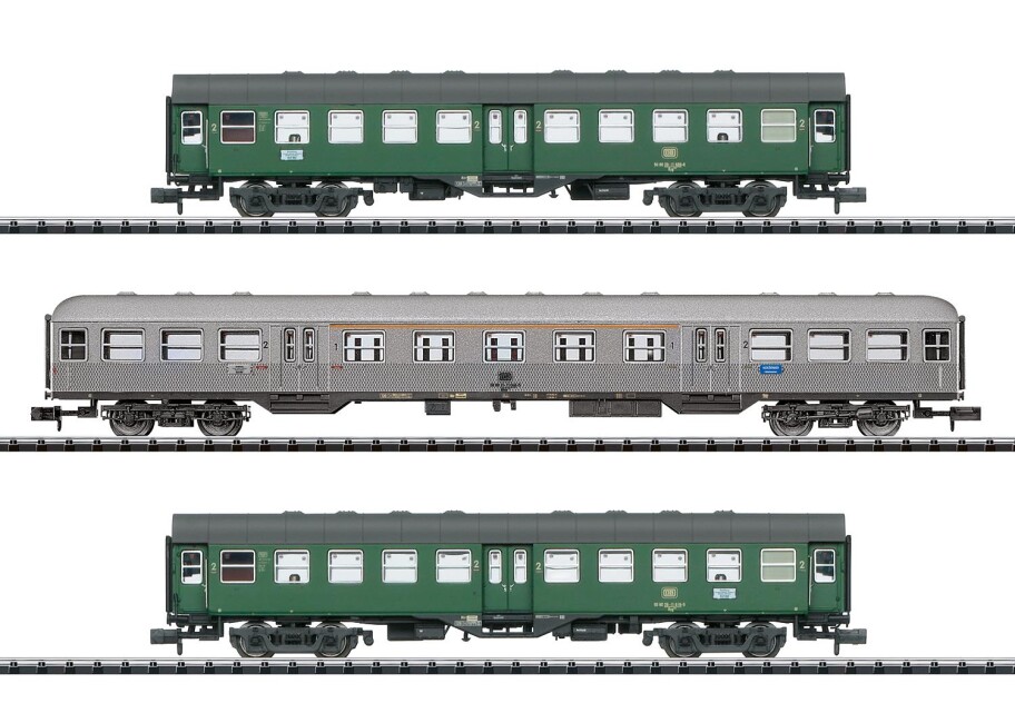 Minitrix 18295 3er-Set Personenwagen N2846 1  Ep. IV DB