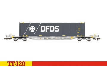 Hornby TT6025  Containertragwagen Sffgmss + Container...