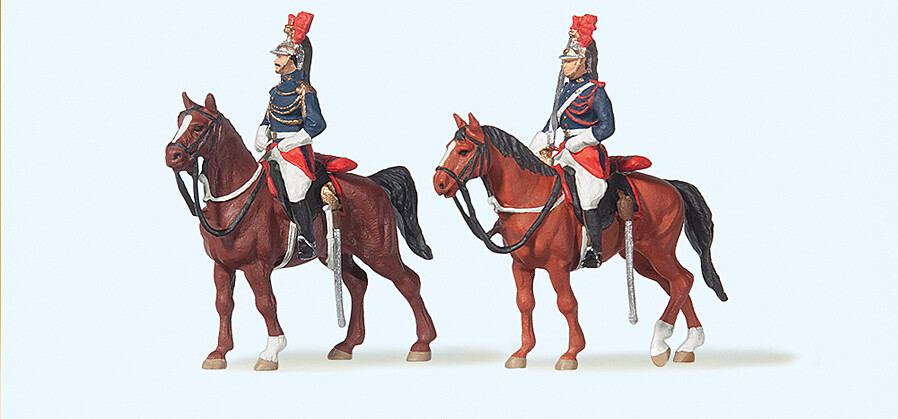 Preiser 10435  Garde Républicaine zu Pferd