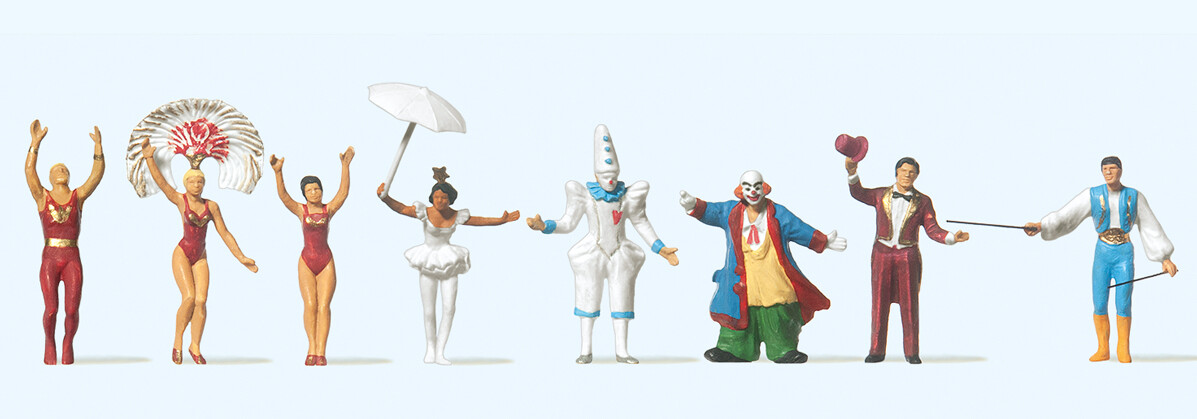Troupe de Cirque-HO 1/87-PREISER 20254 diorama