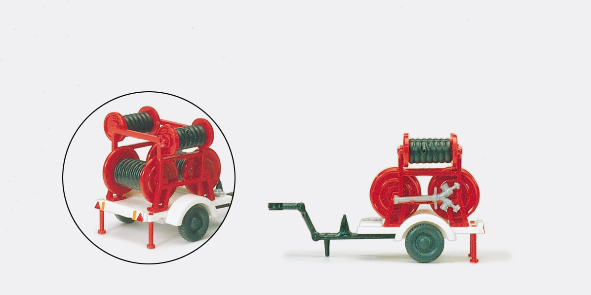 Preiser 31254  Schlauchanhänger ZIEGLER 2 B/