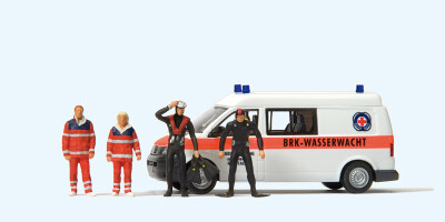 Preiser 33261  VW T 5. BRK Wasserwacht, Orts