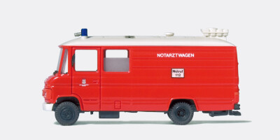 Preiser 35028  Notarztwagen. Feuerwehr.