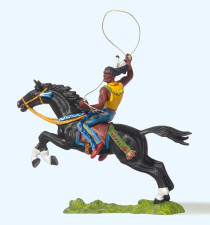 Preiser 54652  Indianer reitend, Lasso werfe