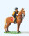 Preiser 54823  Sheriff zu Pferd, mit Revolve