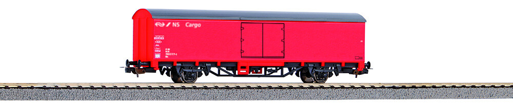 PIKO 98549E1  Gedeckter Güterwagen verkehrsrot, #1 Ep. VI NS Cargo