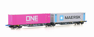 Mehano 90661  Containerwagen Sggmrss90 ONE / Maersk  Ep....