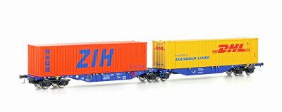 Mehano 90663  Containerwagen Sggmrss90 DHL / ZIH  Ep. VI CBR