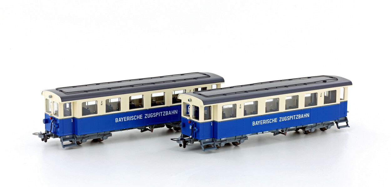 Hobbytrain H22071  2er-Set Personenwagen Zugspitzbahn Ergänzungsset  Ep. II-VI