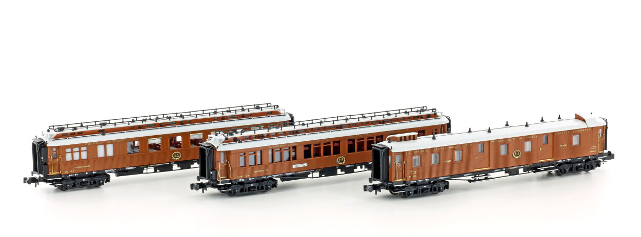 Hobbytrain H22105  3er-Set 2 WNC-Express Set 2 Schlaf/Speise/Gepäck  Ep. I CIWL