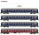 Hobbytrain H22201  4er-Set TOUROPA Set 2 3x Bcm53/WRt&uuml;m 51-60  Ep. III DB