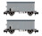 Hobbytrain H24204  2er-Set gedeckte G&uuml;terwagen K4  Ep. II SBB