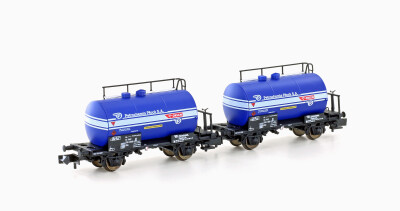 Hobbytrain H24851  2er-Set Leichtbau-Kesselwagen...