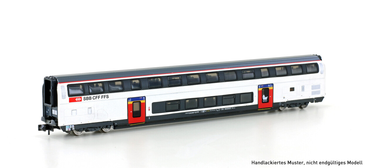 Hobbytrain H25120  Doppelstock-Personenwagen IC2020 1.Kl. Refit  Ep. VI SBB