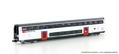 Hobbytrain H25121  Doppelstock-Personenwagen IC2020 2.Kl....