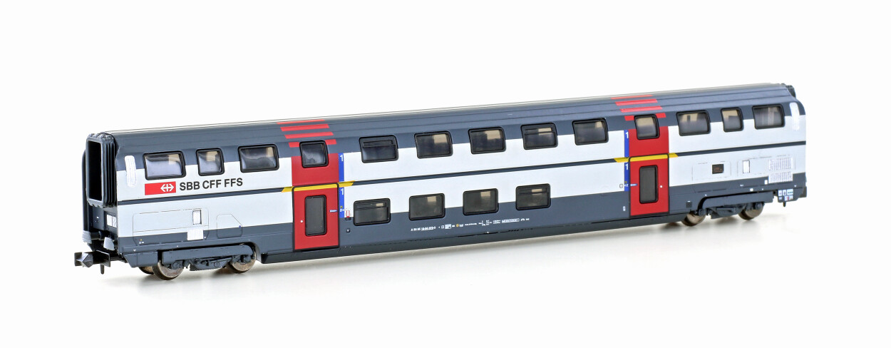 Hobbytrain H25126  Doppelstock-Personenwagen IC2000 1.Kl.  Ep. V-VI SBB