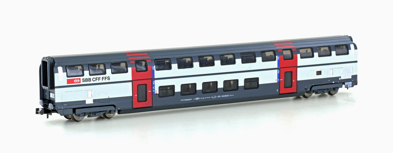 Hobbytrain H25131  Doppelstock-Personenwagen IC2000 2.Kl 2.Nr.  Ep. V-VI SBB