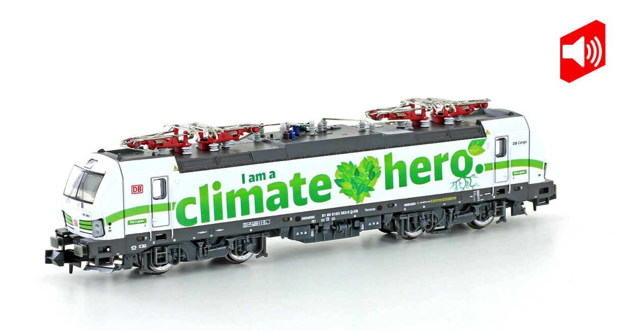 Hobbytrain H3013S  E-Lok BR 193 363 Vectron DB-Cargo "Climate Hero"  Ep. VI DB AG Sound