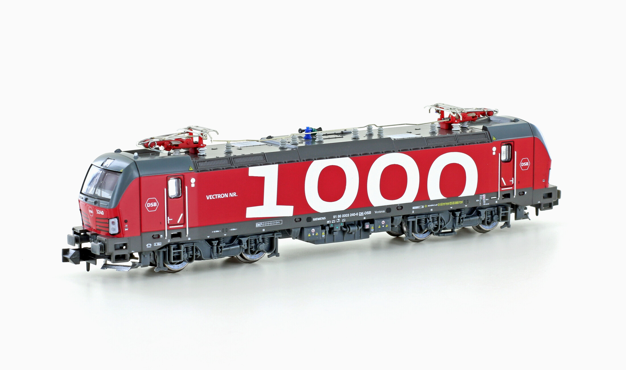 Hobbytrain H30170S E-Lok Serie EB 3200 1000th Vectron Ep. VI DSB Soun ...