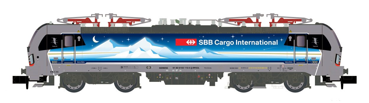 Hobbytrain H30175  E-Lok BR 193 110 Vectron Goldpiercer  Ep. VI SBB