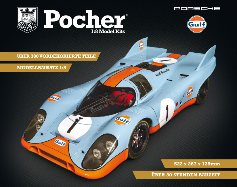 Pocher HK118  Porsche 917K Gulf Edition 1:8