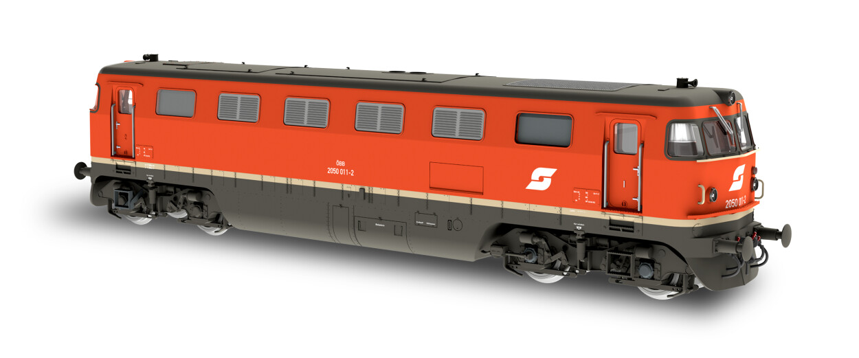 Jägerndorfer JC10510  Diesellok Rh 2050.011 orange  Ep. IV-V ÖBB  AC