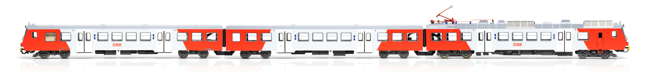 Jägerndorfer JC10962 E-Triebzug Rh 4020, 3-teilig Ep. V ÖBB Sound AC