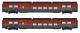 J&auml;gerndorfer JC11221  2er-Set Personenwagen Railjet DANI Basic  Ep. VI &Ouml;BB  AC