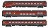 J&auml;gerndorfer JC11301  3er-Set Personenwagen RJ mit Steuerwagen DANI Basic  Ep. VI &Ouml;BB  AC