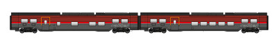 J&auml;gerndorfer JC12210  2er-Set Personenwagen Railjet...