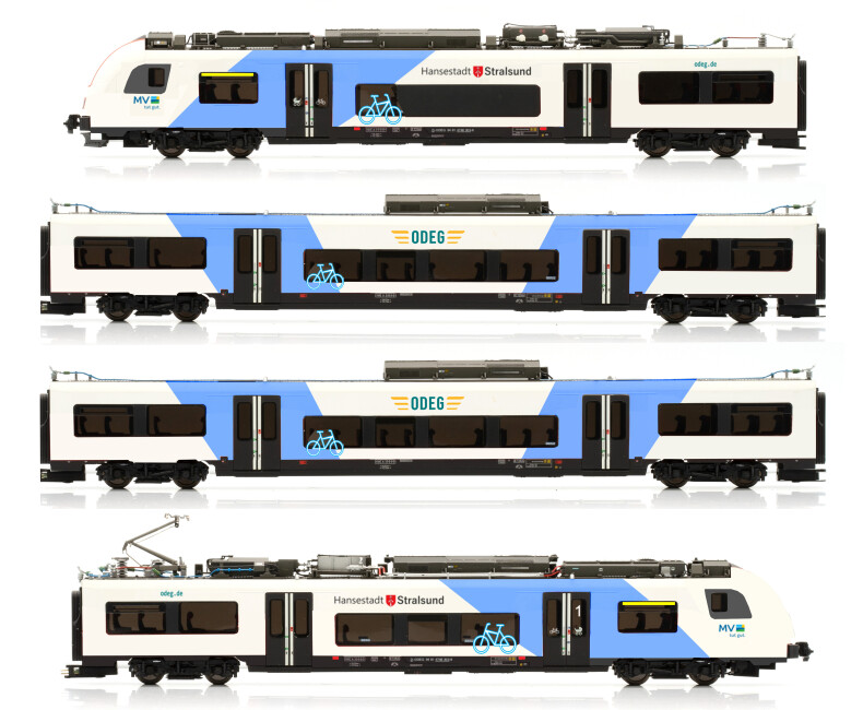 Jägerndorfer JC19950  E-Triebzug Rh 4748 Desiro 4-teilig  Ep. VI ODEG  AC