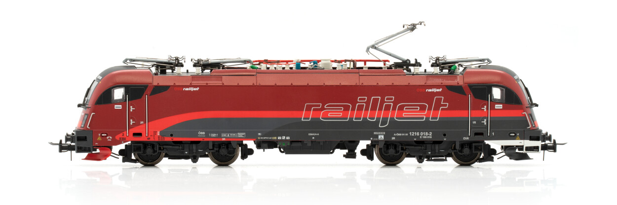 Jägerndorfer JC29100  E-Lok Rh 1216 Taurus Railjet  Ep. VI ÖBB