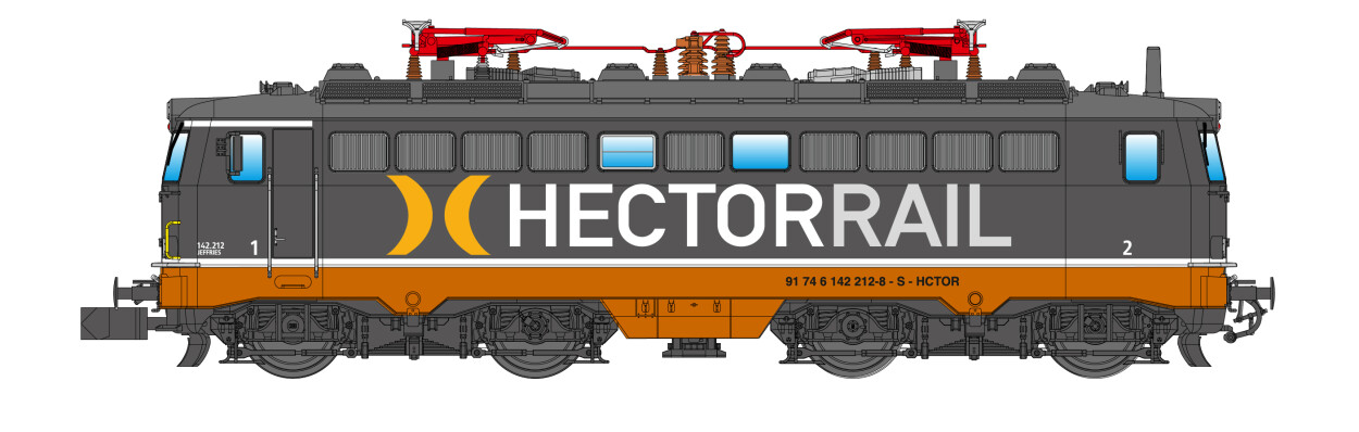 Jägerndorfer JC60100_1  E-Lok Rh 1042  Ep. V Hectorrail