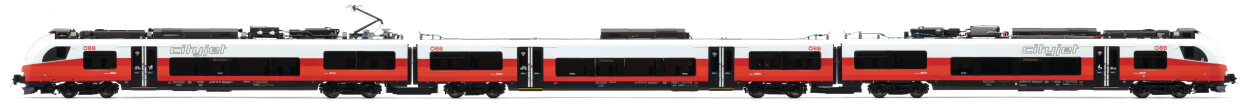 Jägerndorfer JC73250  E-Triebzug Rh 4744 Desiro Cityjet 3-teilig  Ep. VI ÖBB