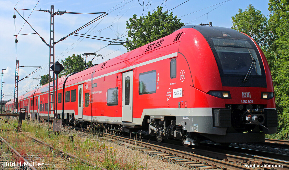 Jägerndorfer JC73600  E-Triebzug BR 1462 Desiro HC Doppelstock FTX 4-teilig  Ep. VI DB AG