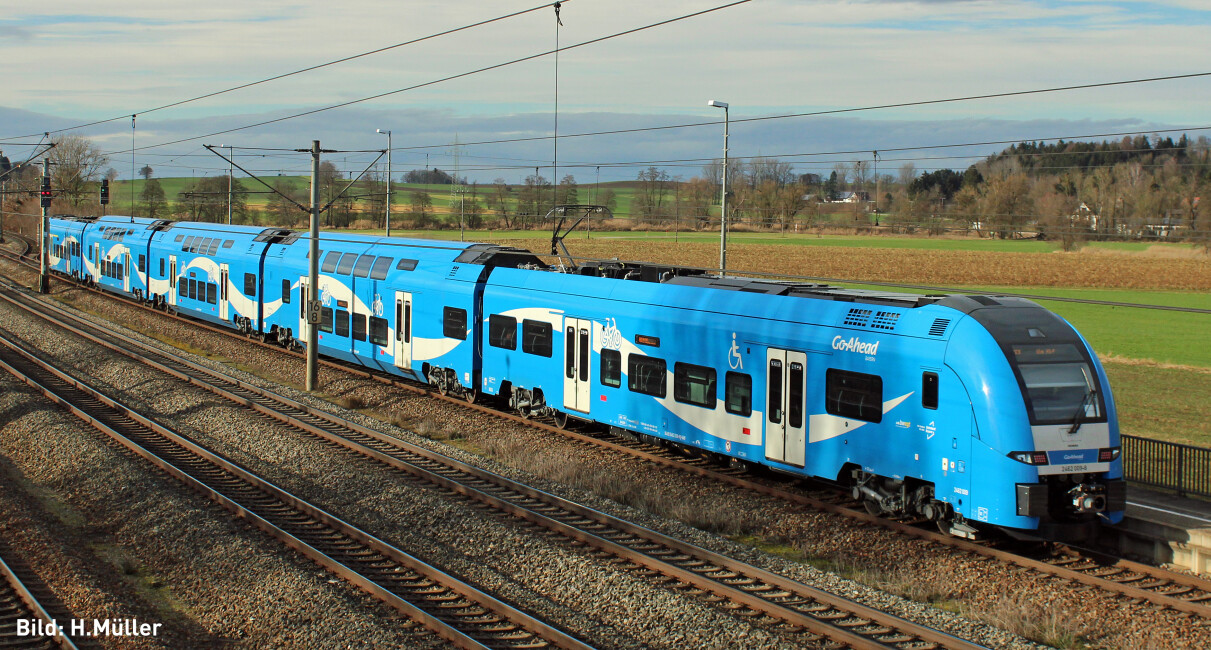 Jägerndorfer JC73650  E-Triebzug BR 2462 Desiro HC Doppelstock 5-teilig  Ep. VI GoAhead