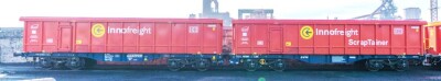 J&auml;gerndorfer JC78600  Doppelcontainerwagen Sggrrs...