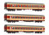 J&auml;gerndorfer JC90302  3er-Set Personenwagen UIC-X Sparlack  Ep. IV &Ouml;BB