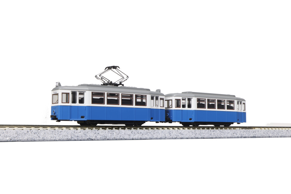 Kato K14806-1  Straßenbahn Düwag blau-weiss 2-teilig