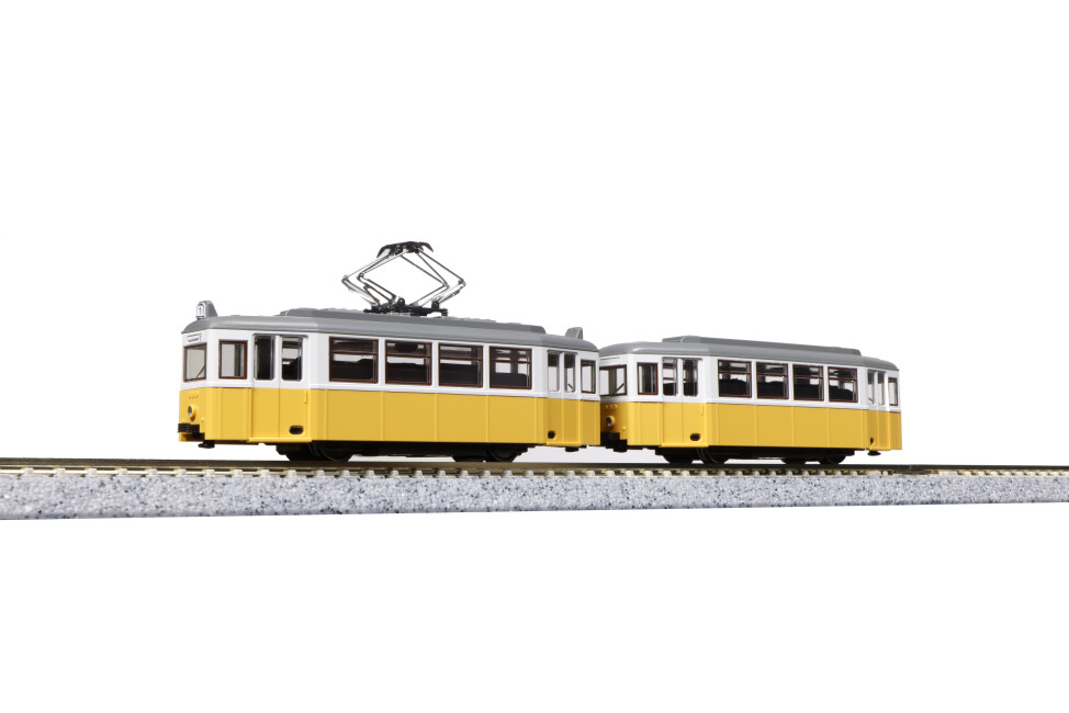 Kato K14806-4  Straßenbahn Düwag gelb-weiss 2-teilig