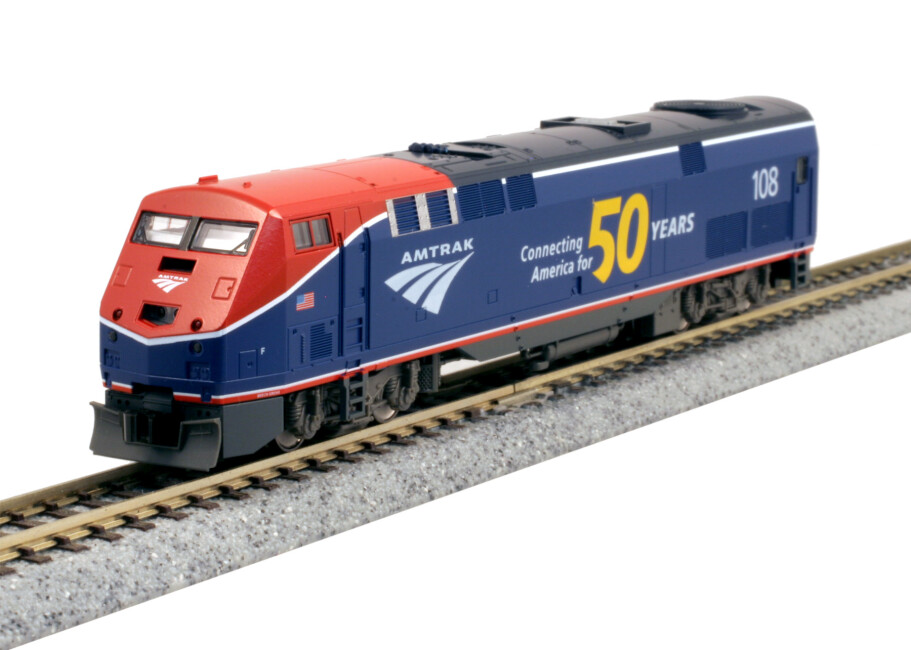 Kato K1766037  Diesellok GE P42 #108, 50th An., Ph.VI  Ep. VI Amtrak