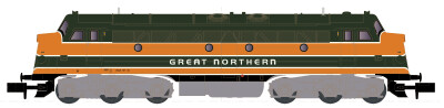 Kato K2894  Diesellok TMY 106 Nohab Great Northern  Ep....