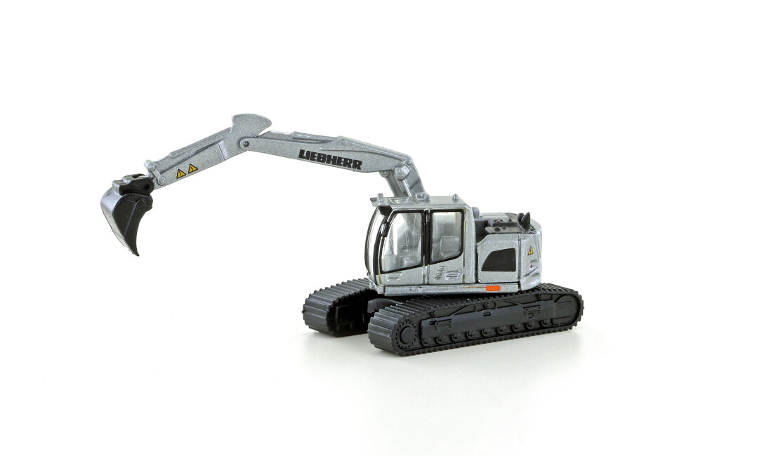 MiNis LC4264  Liebherr Compact Bagger Kette silber mit Tieflöffel