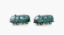 MiNis LC4353  VW T3 2er Set Bus BGS + Bahnpolizei