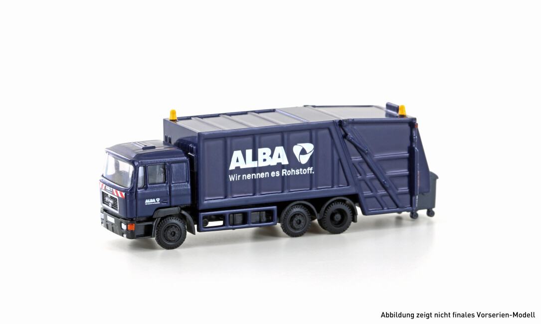 MiNis LC4665  MAN F90 Müllwagen ALBA (neues Logo)