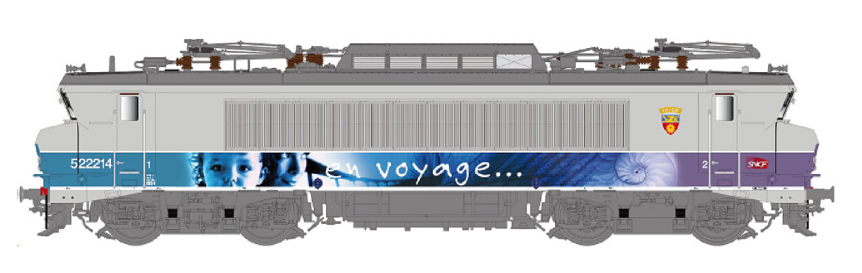 L.S. Models LS10055S  E-Lok BB 22214 SNCF, Ep.VI, EnVoyage, Sound  Ep. VI SNCF Sound