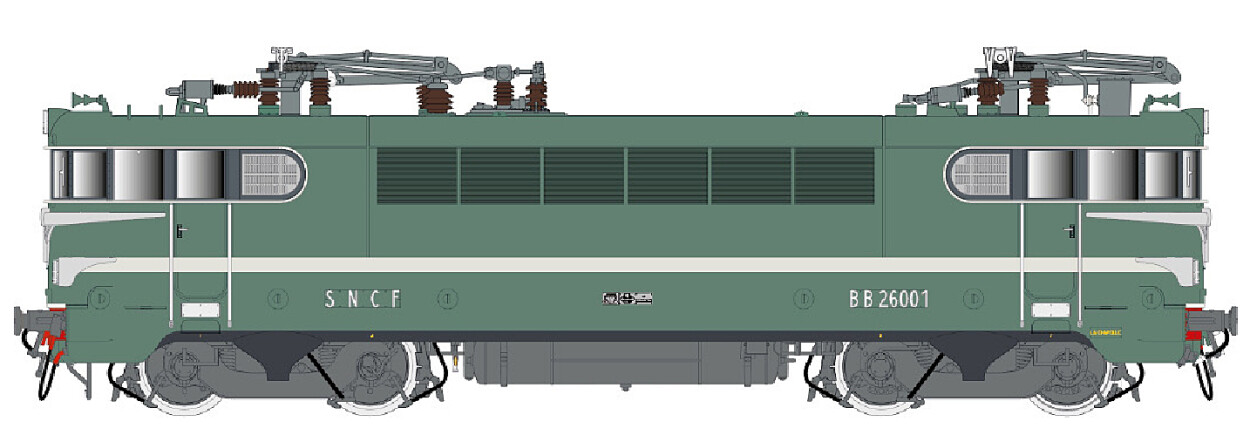 L.S. Models LS10234  E-Lok BB 26001  Ep. III SNCF