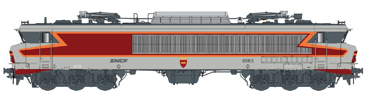 L.S. Models LS10316S  E-Lok CC 6563 Arzens  Ep. IV-V SNCF Sound